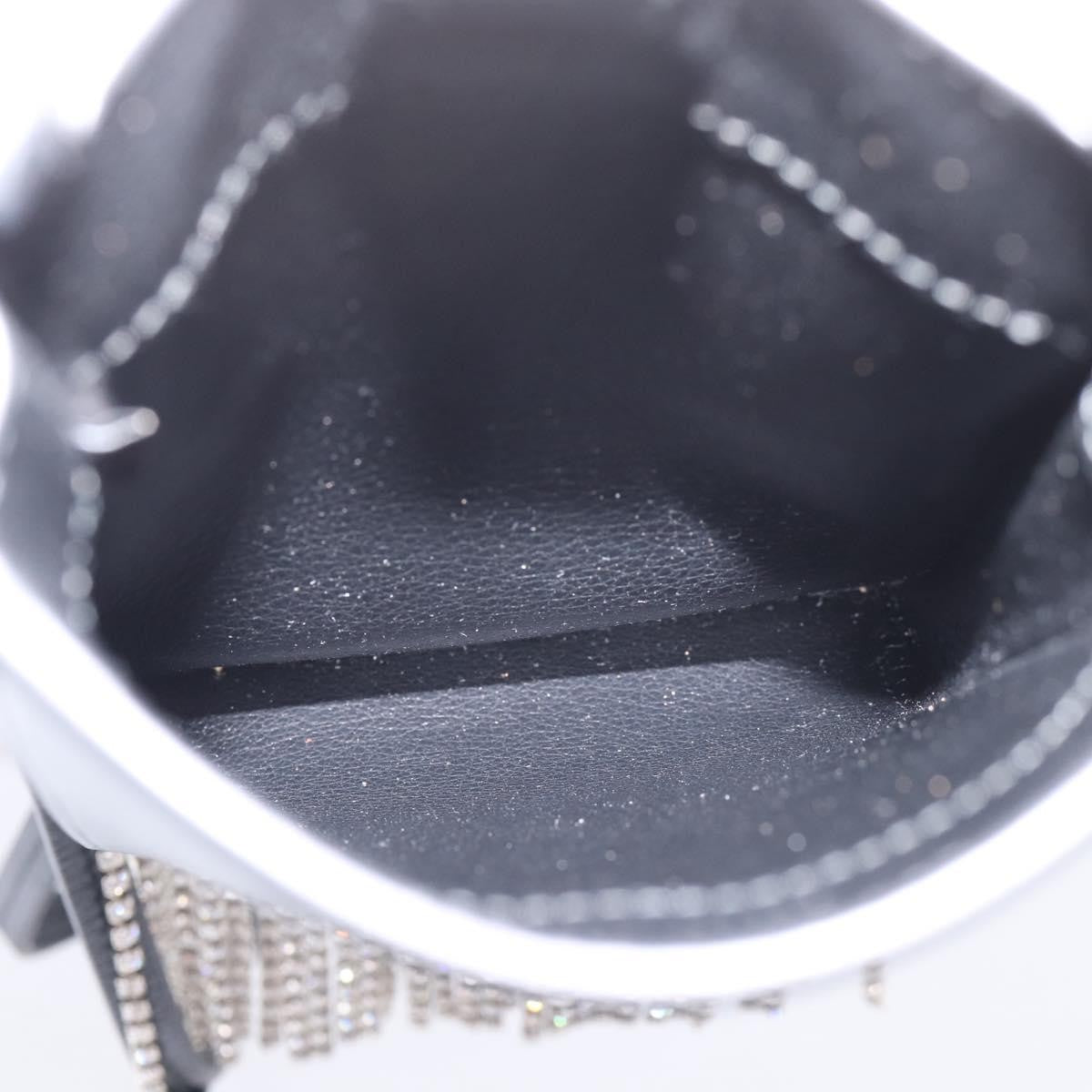 Miu Miu Shoulder Leather Black Leather Shoulder Bag Bag (Pre-Owned)