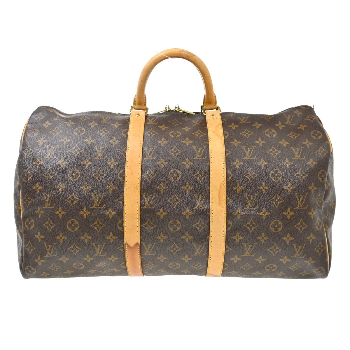 Louis Vuitton Keepall Monogram Canvas Brown Canvas Travel Bag Bag (Pre-Owned)