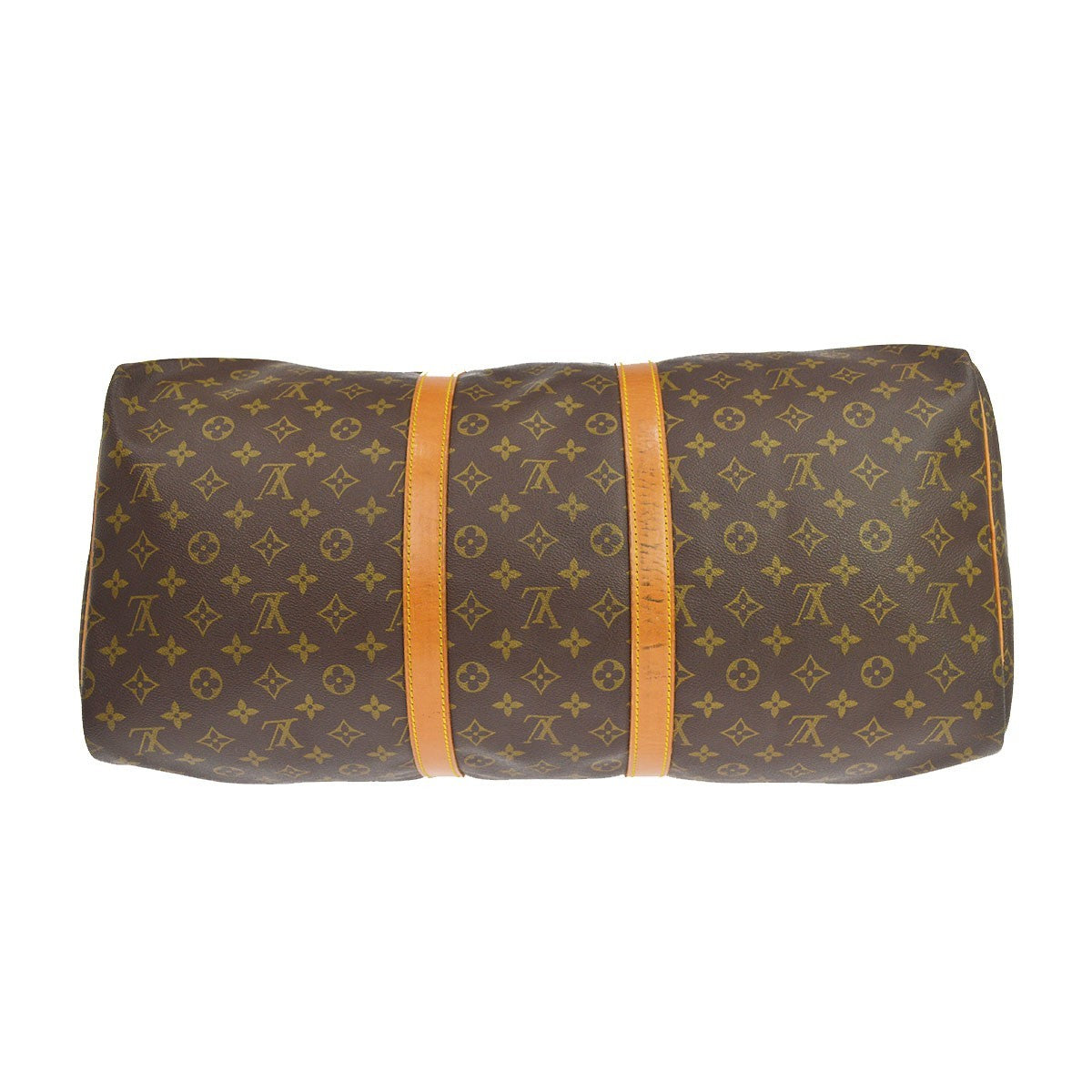 Louis Vuitton Keepall Monogram Canvas Brown Canvas Travel Bag Bag (Pre-Owned)