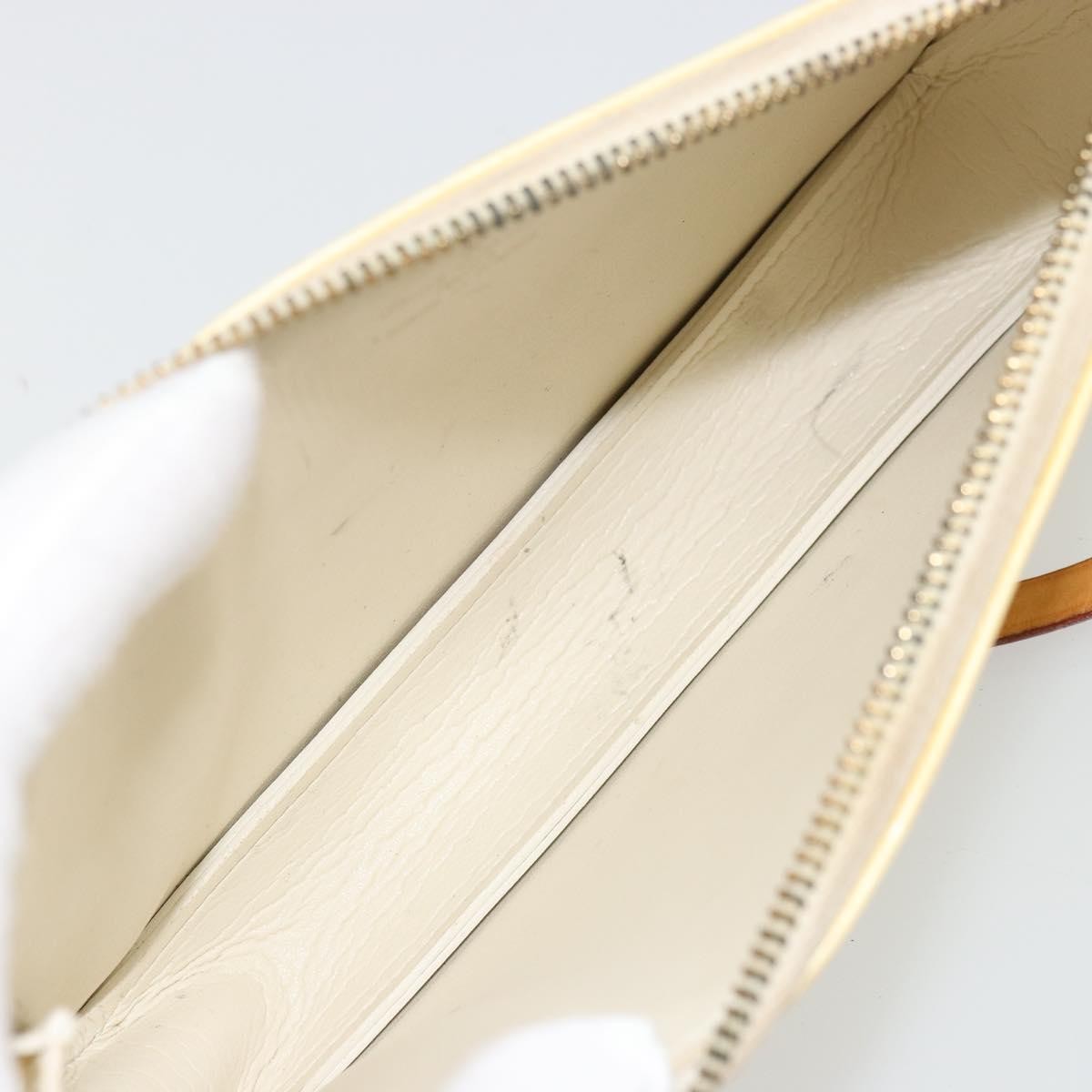 Louis Vuitton Lexington Pochette Monogram Vernis Beige Patent_Leather Clutche & Pouche Bag (Pre-Owned)