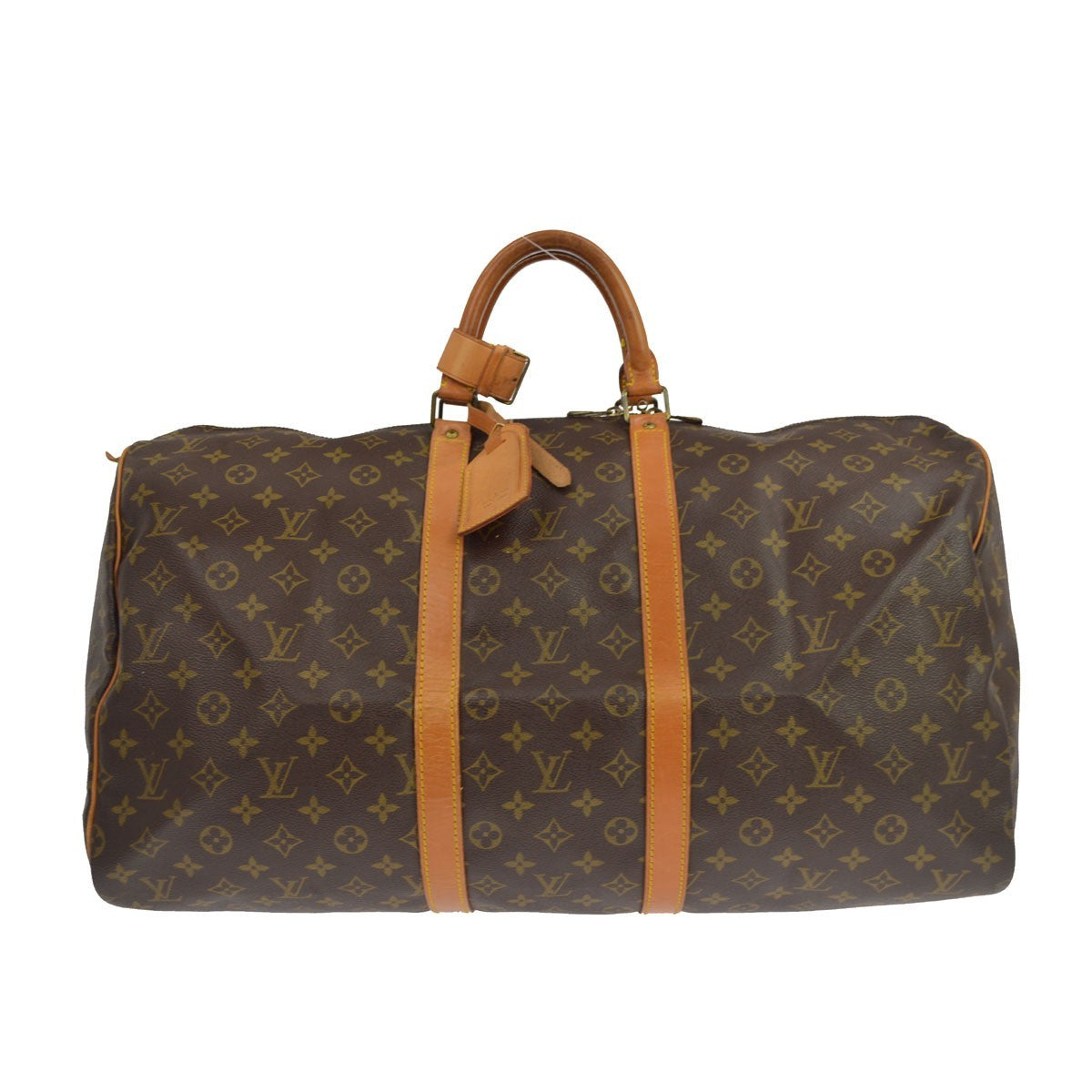 Louis Vuitton Keepall Monogram Canvas Brown Canvas Travel Bag Bag (Pre-Owned)