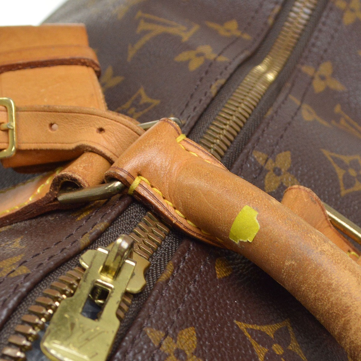 Louis Vuitton Keepall Monogram Multicolor Brown Canvas Travel Bag Bag (Pre-Owned)