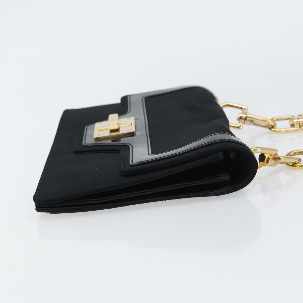 Givenchy Shoulder Satin Black Satin Shoulder Bag Bag (Pre-Owned)