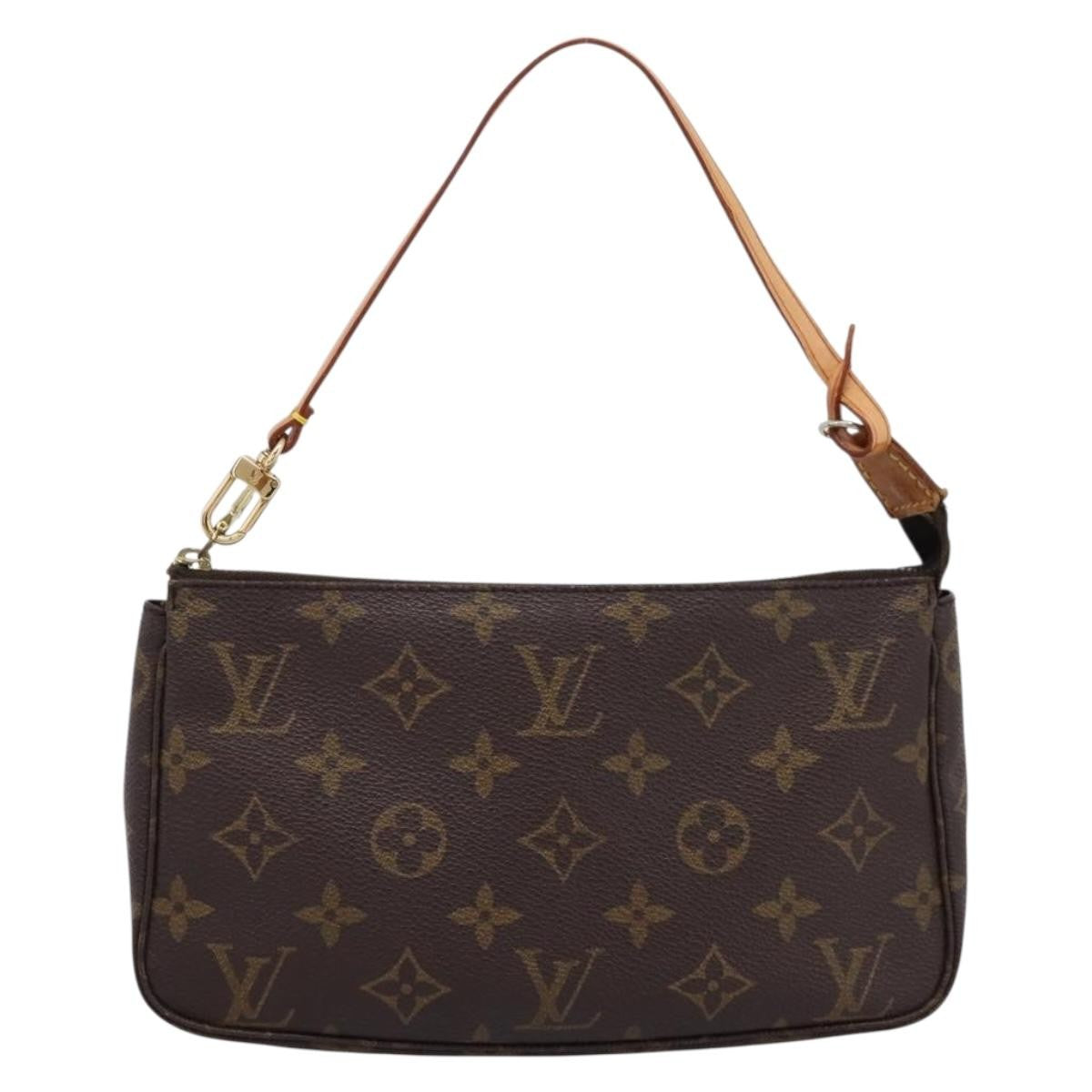 Louis Vuitton Pochette Accessoires Nm Monogram Canvas Brown Canvas Clutche & Pouche Bag (Pre-Owned)