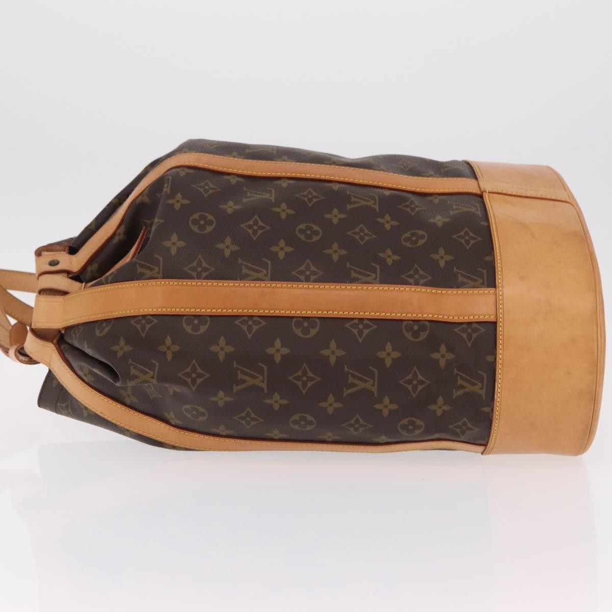 Louis Vuitton Randonnee Monogram Canvas Brown Canvas Backpack Bag (Pre-Owned)