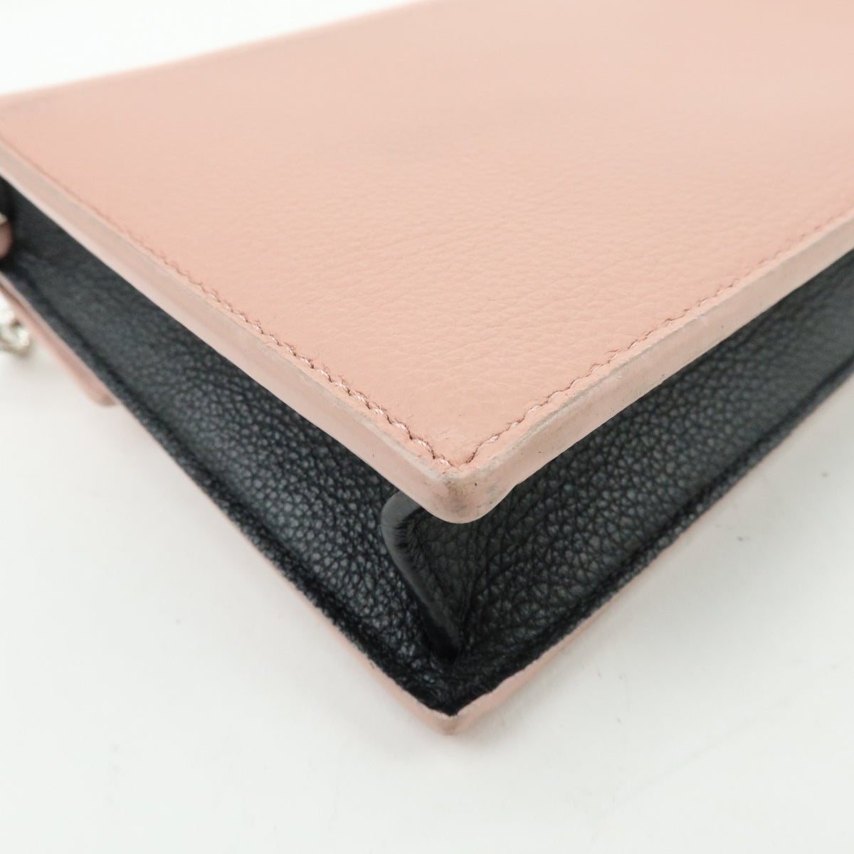 Louis Vuitton Mylockme Chain Pochette Leather Pink Leather Clutche & Pouche Bag (Pre-Owned)