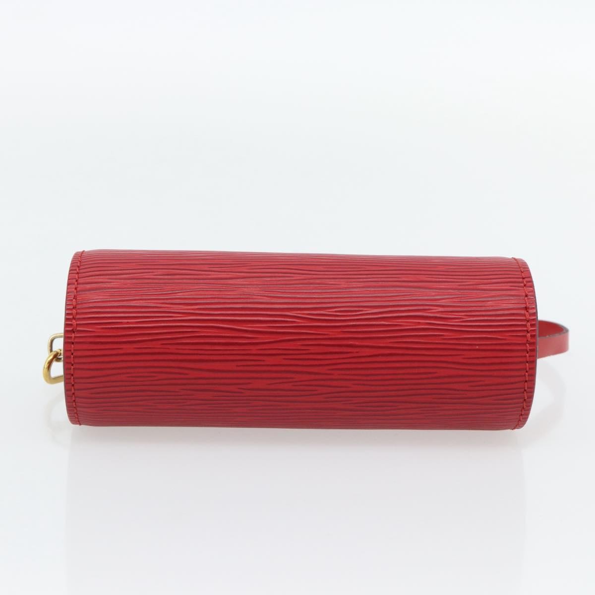 Louis Vuitton Soufflot Pochette Epi Leather Red Leather Clutche & Pouche Bag (Pre-Owned)