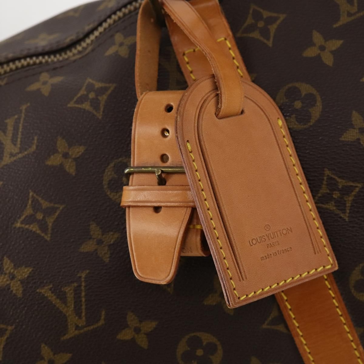 Louis Vuitton Keepall Monogram Canvas Brown Canvas Travel Bag Bag (Pre-Owned)