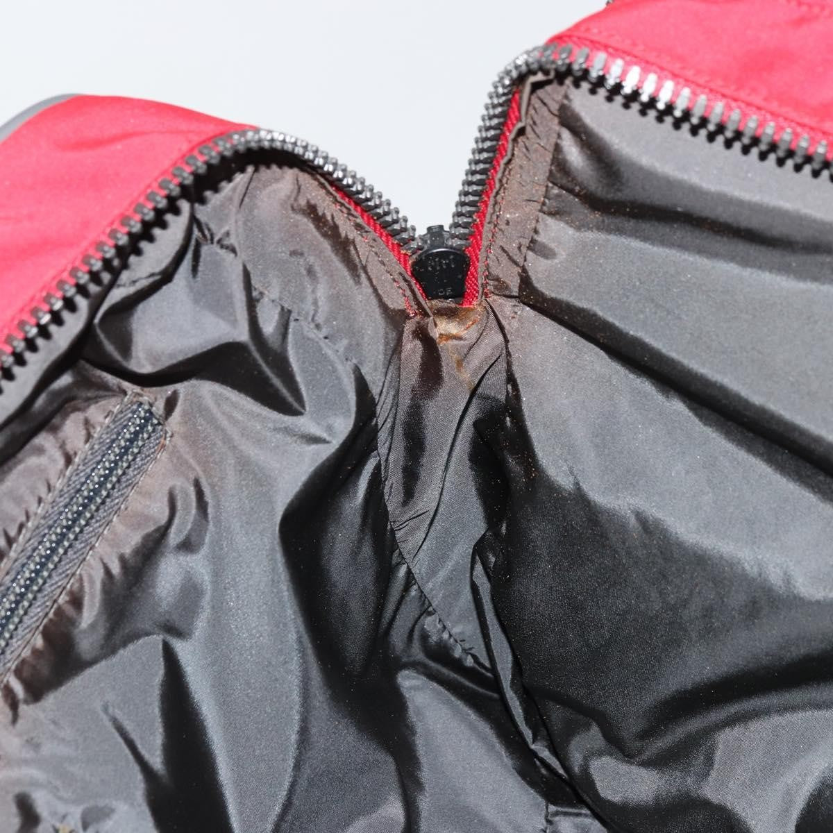 Prada Sport Nylon Red Nylon Tote Bag Bag (Pre-Owned)