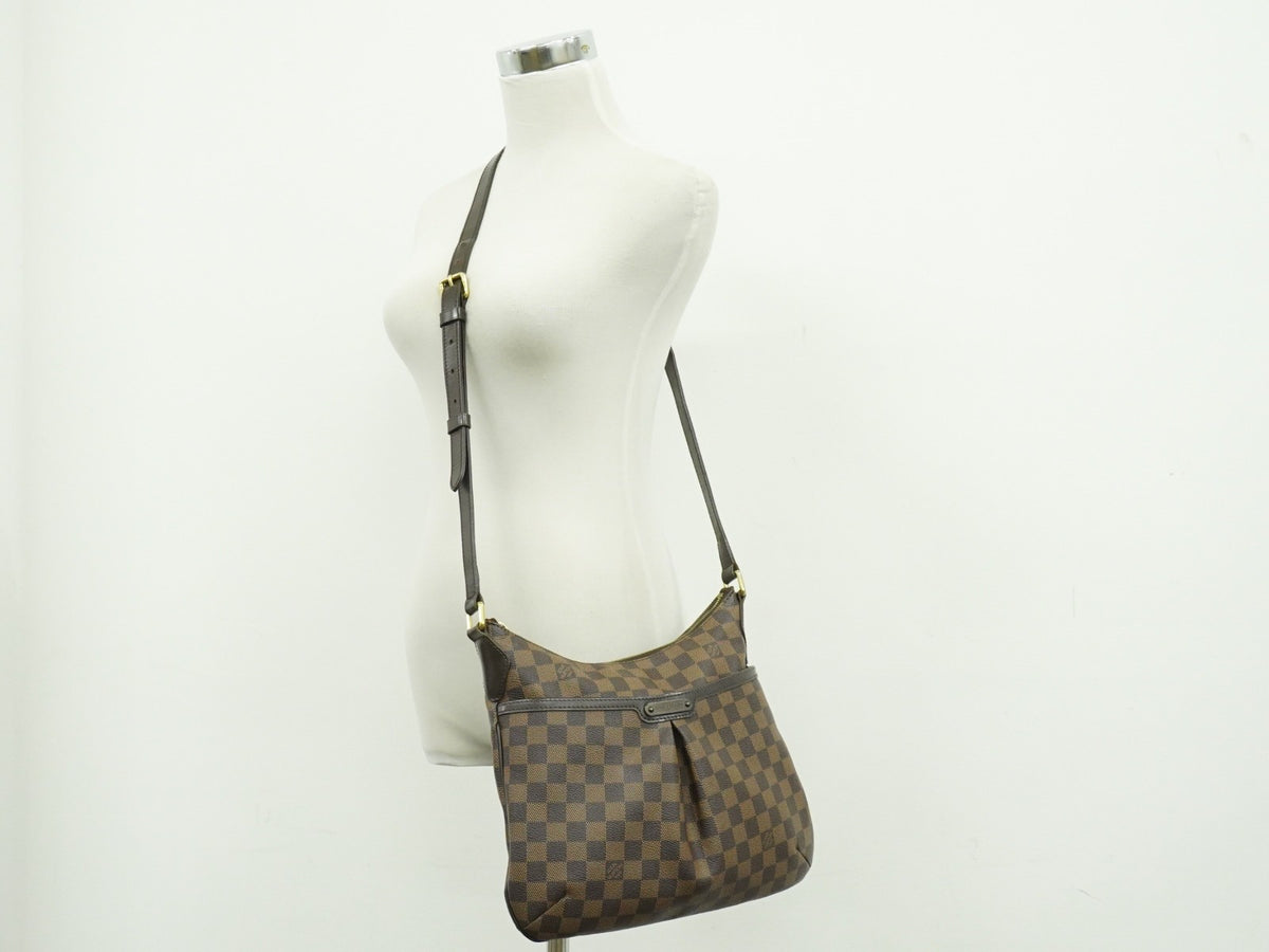 Louis Vuitton Bloomsbury Damier Ebene Brown Canvas Shoulder Bag Bag (Pre-Owned)