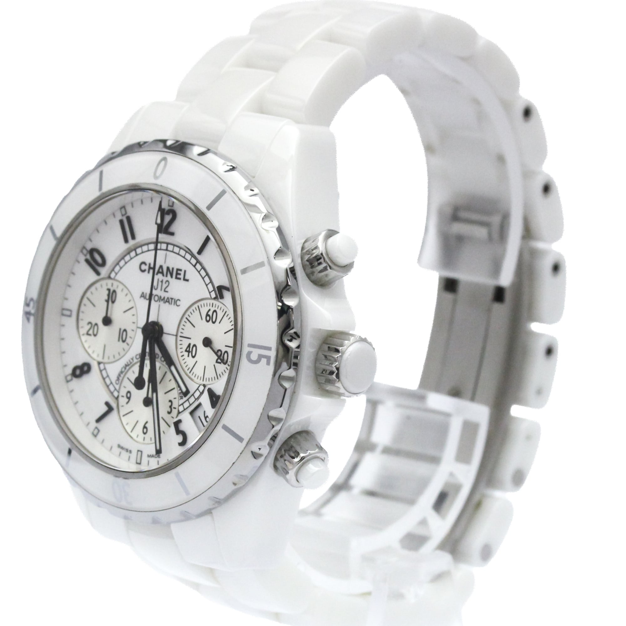Chanel J12 Automatic Ceramic And Stainless Steel Watch (Pre-Owned)