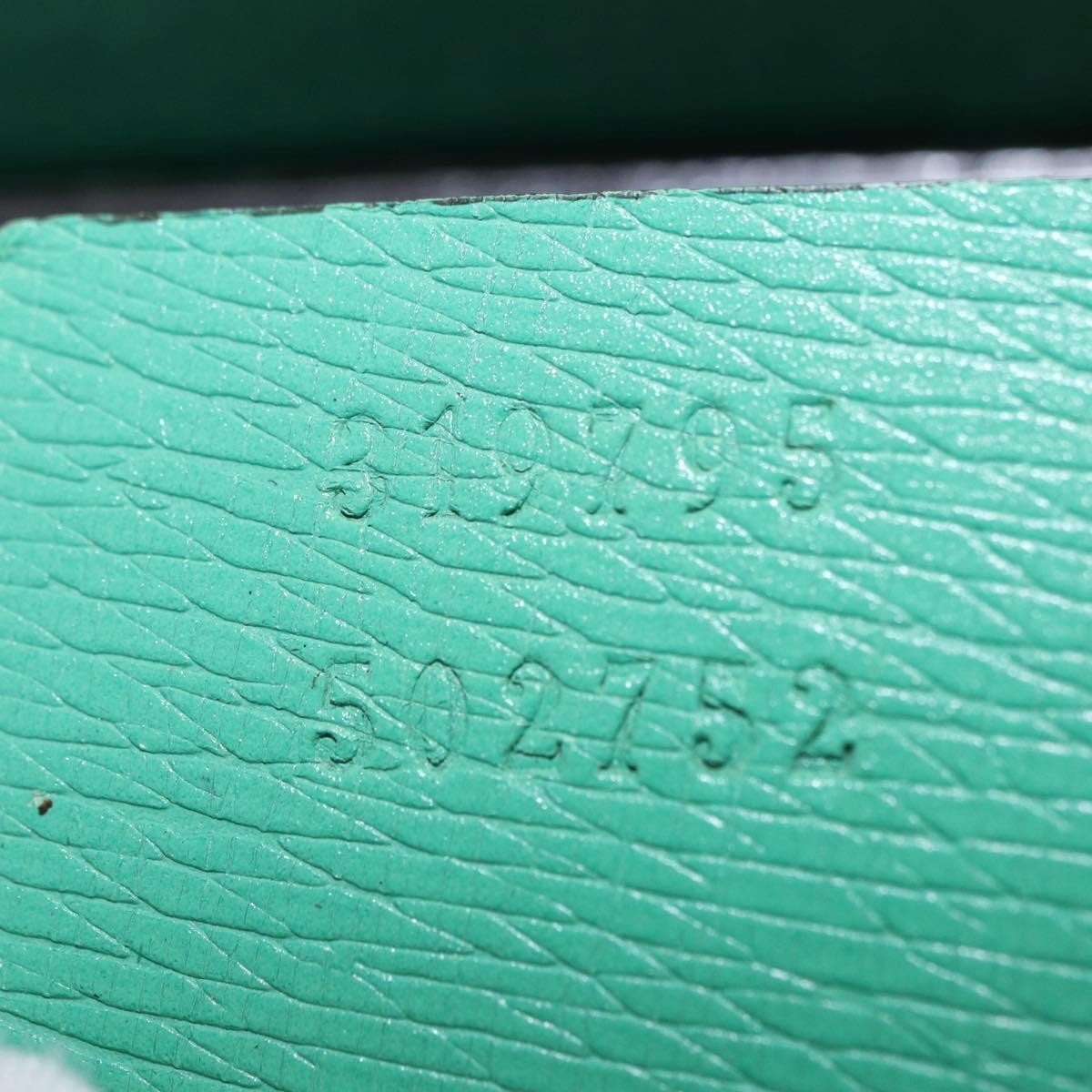 Gucci Bright Bit Convertible Leather Green Leather Tote Bag Bag (Pre-Owned)