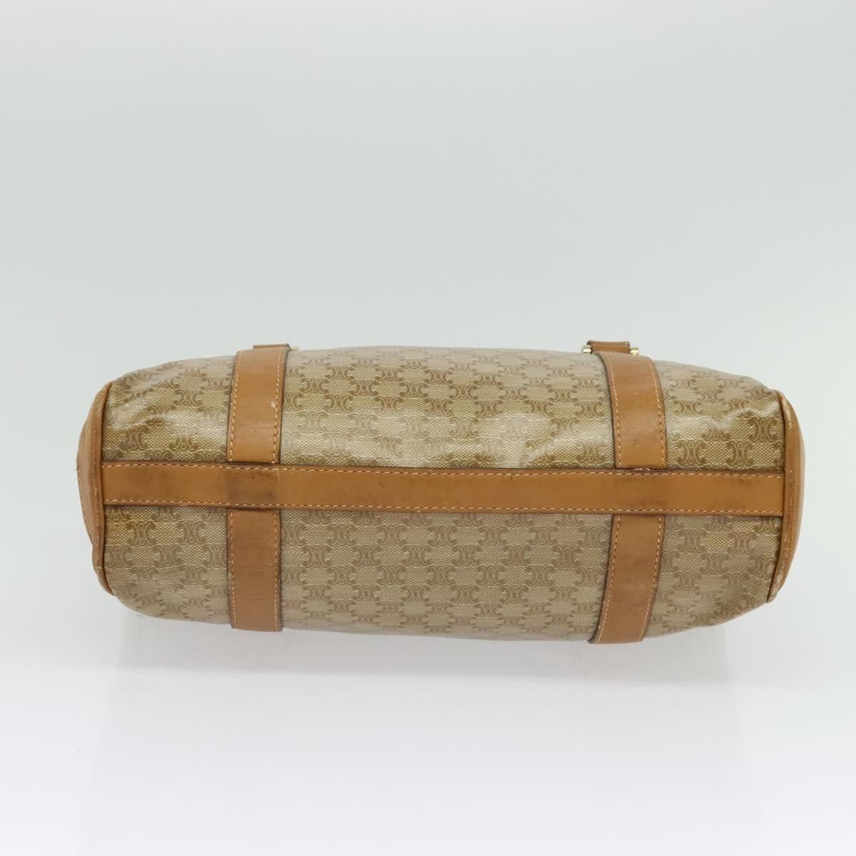 Celine Vintage Macadam Canvas Beige Canvas Bag (Pre-Owned)
