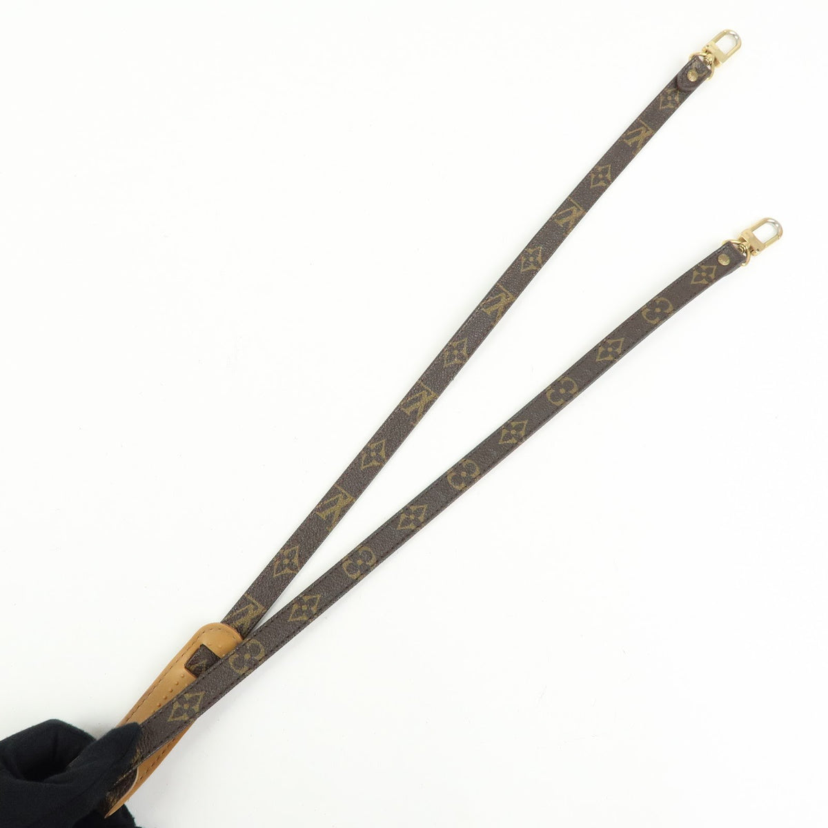 Louis Vuitton Shoulder Strap Monogram Canvas Brown Canvas Straps Accessory (Pre-Owned)