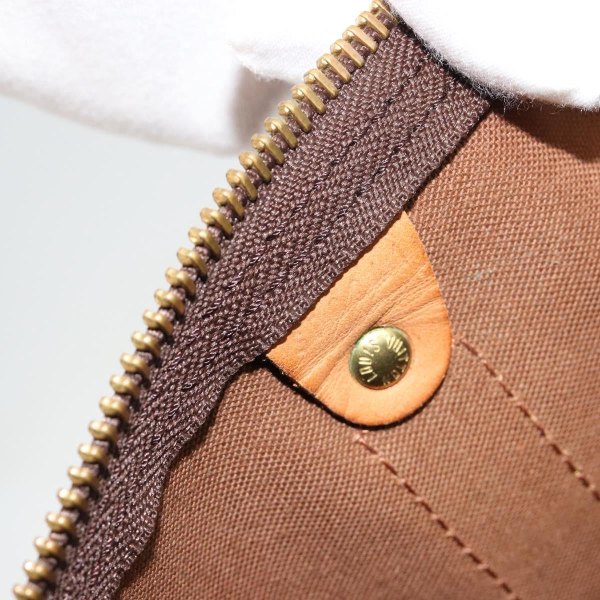 Louis Vuitton Keepall Monogram Canvas Brown Canvas Travel Bag Bag (Pre-Owned)