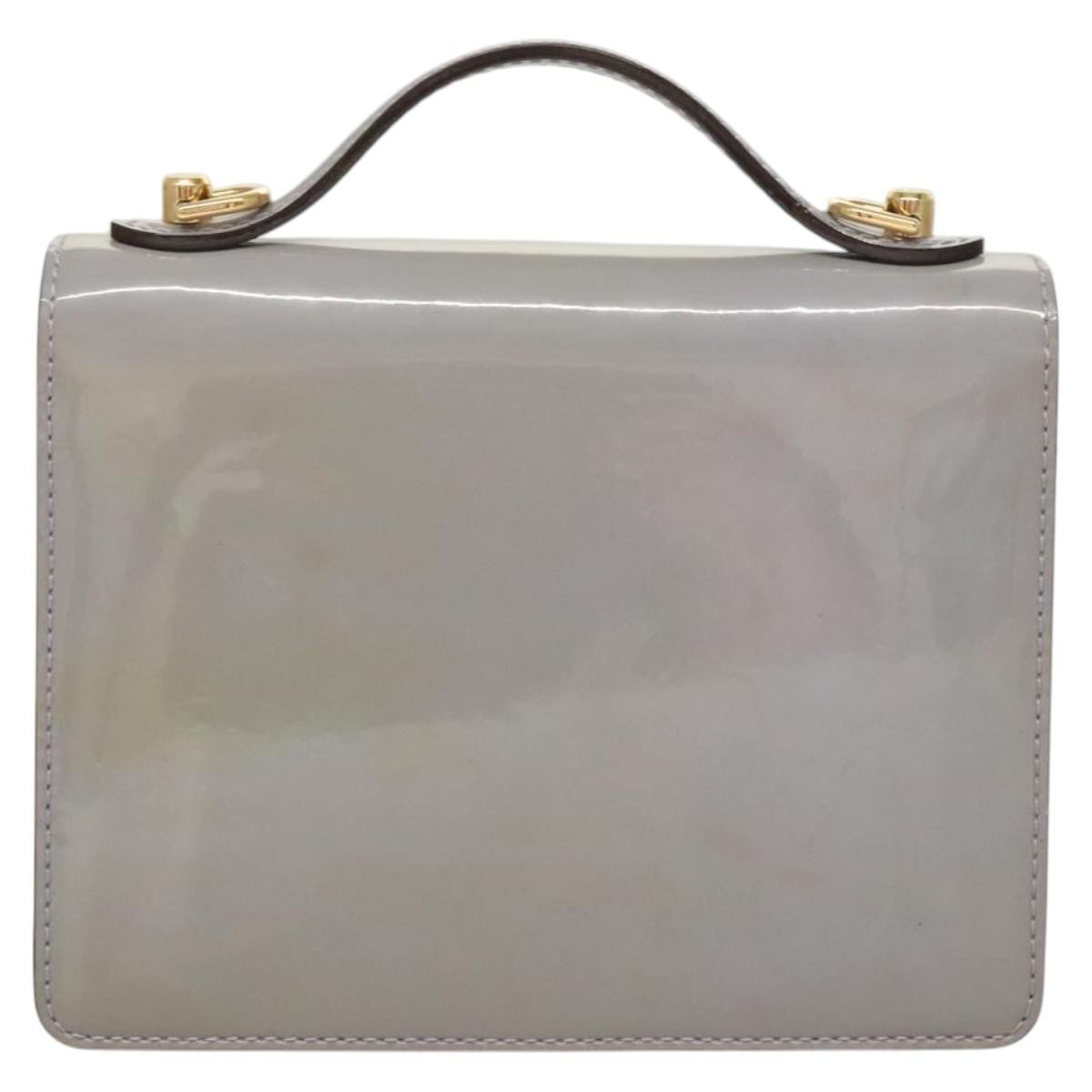 Louis Vuitton Monceau Vernis Purple Patent_Leather Handbag (Pre-Owned)