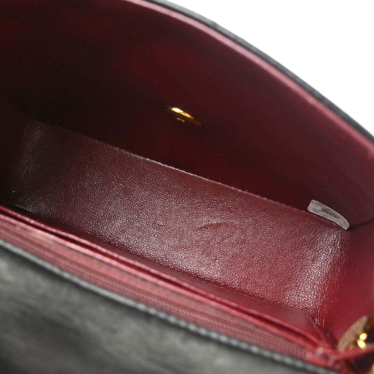 Chanel Vintage Square Classic Single Flap Quilted Lambskin Black Leather Shoulder Bag Bag (Pre-Owned)