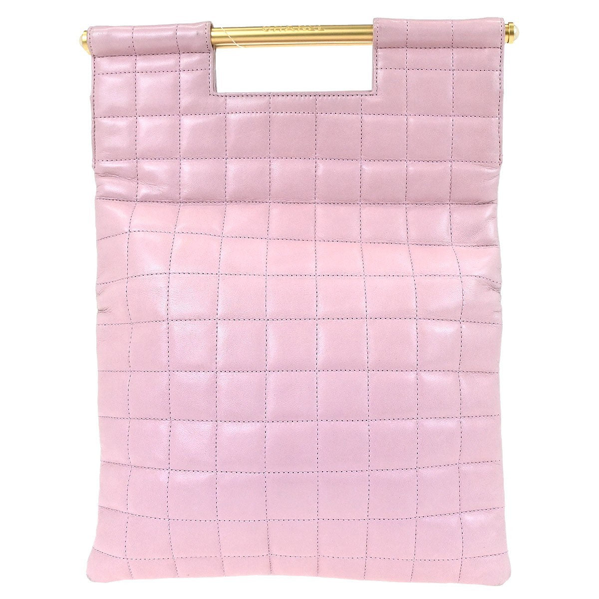 Chanel Chanel Coco Mark Leather Tote Leather Pink Leather Handbag (Pre-Owned)