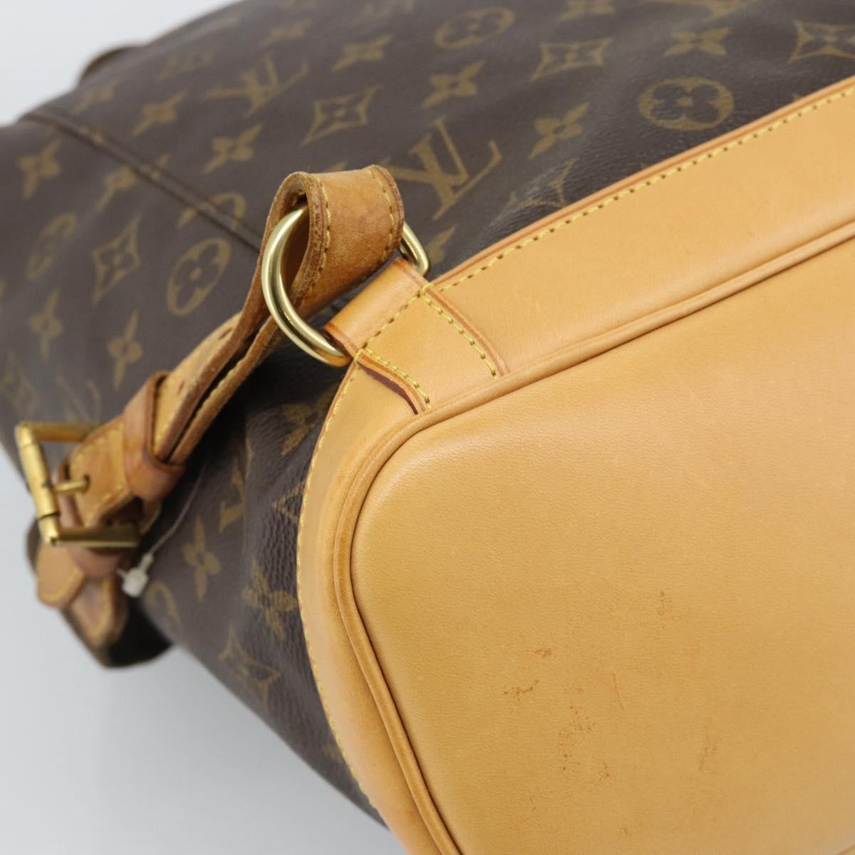 Louis Vuitton Vintage Montsouris Monogram Canvas Brown Canvas Backpack Bag (Pre-Owned)