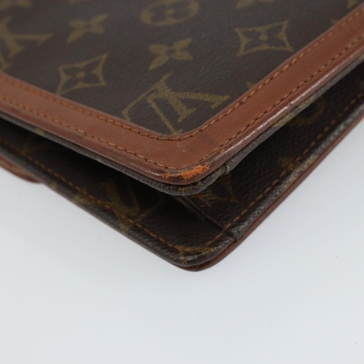 Louis Vuitton Dame Pochette Monogram Canvas Brown Canvas Clutche & Pouche Bag (Pre-Owned)