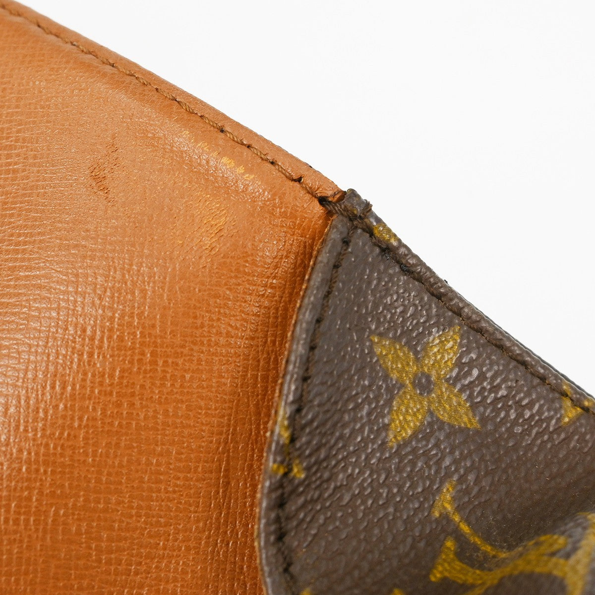 Louis Vuitton Cartouchiere Monogram Canvas Brown Canvas Shoulder Bag Bag (Pre-Owned)