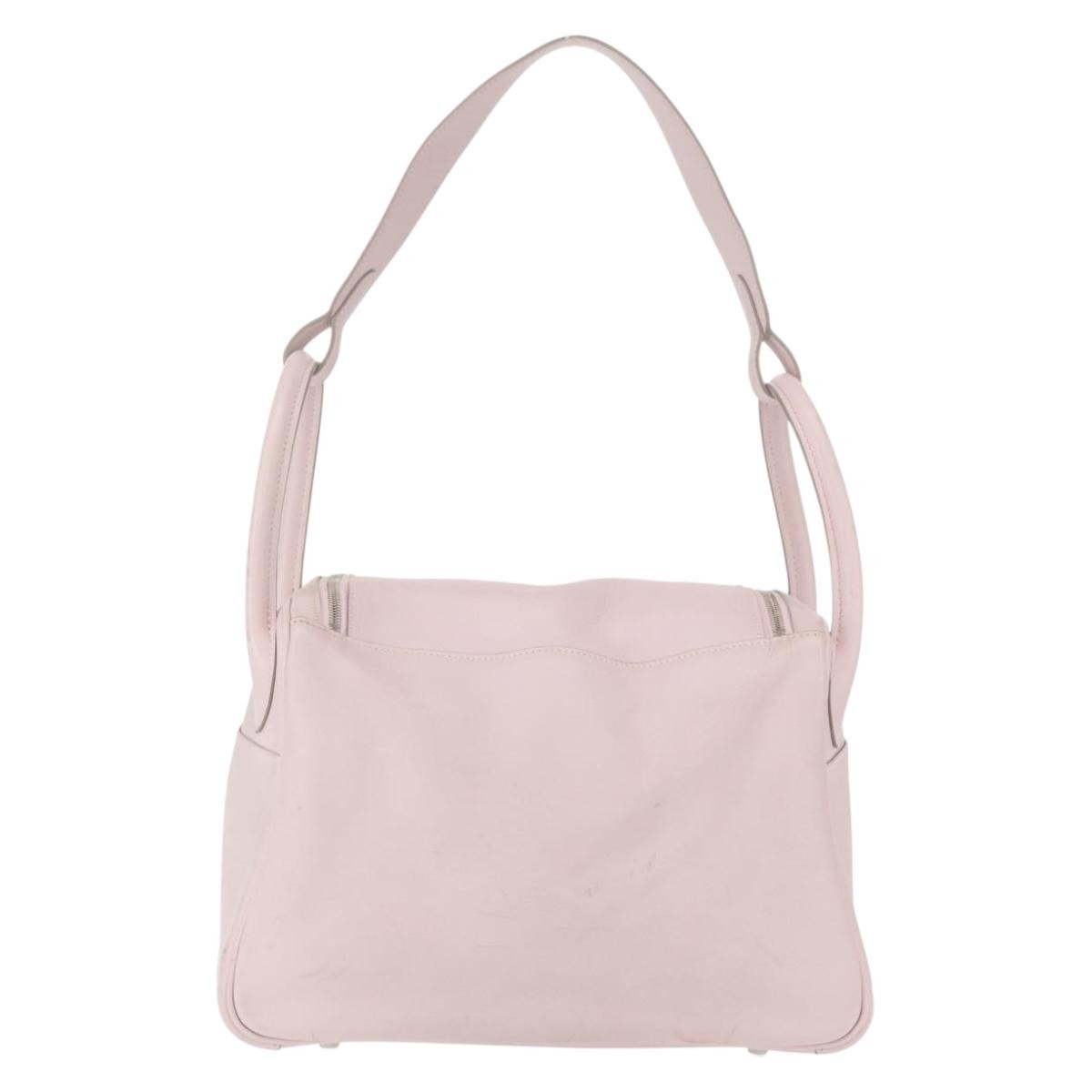Hermes Lindy Swift Pink Leather Shoulder Bag Bag (Pre-Owned)