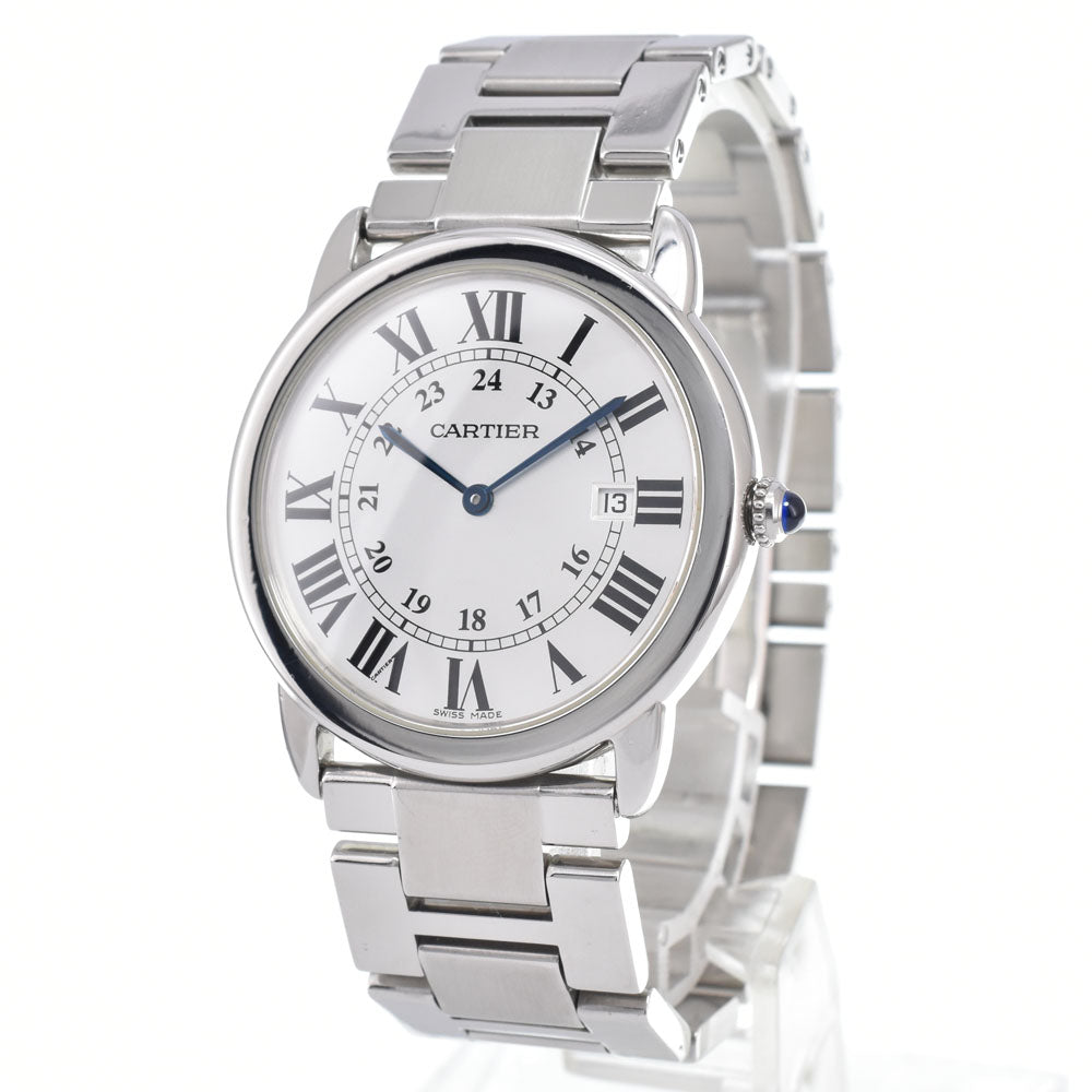 Cartier Ronde Solo De Cartier Quartz Stainless Steel Watch (Pre-Owned)