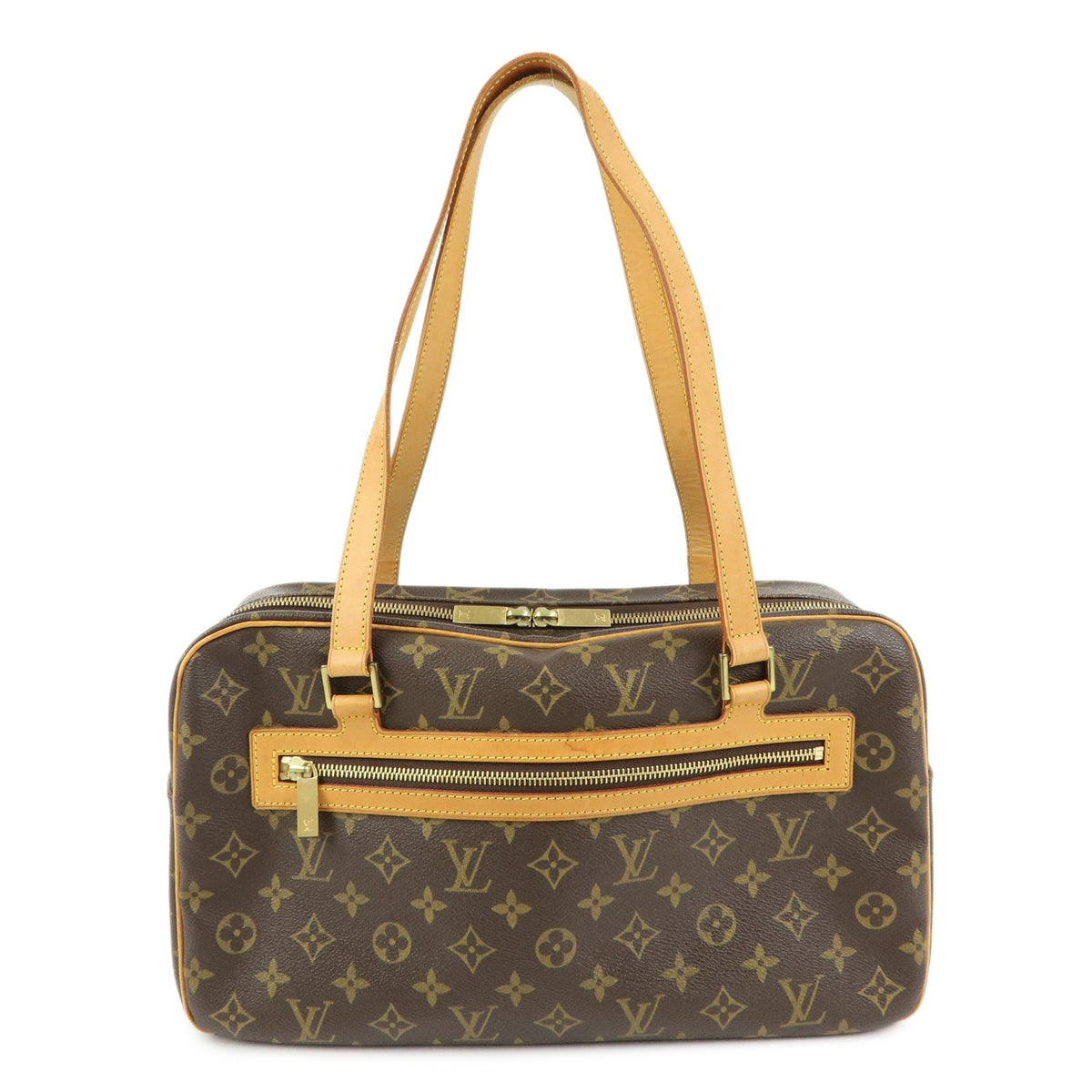 Louis Vuitton Cite Monogram Canvas Brown Canvas Handbag (Pre-Owned)