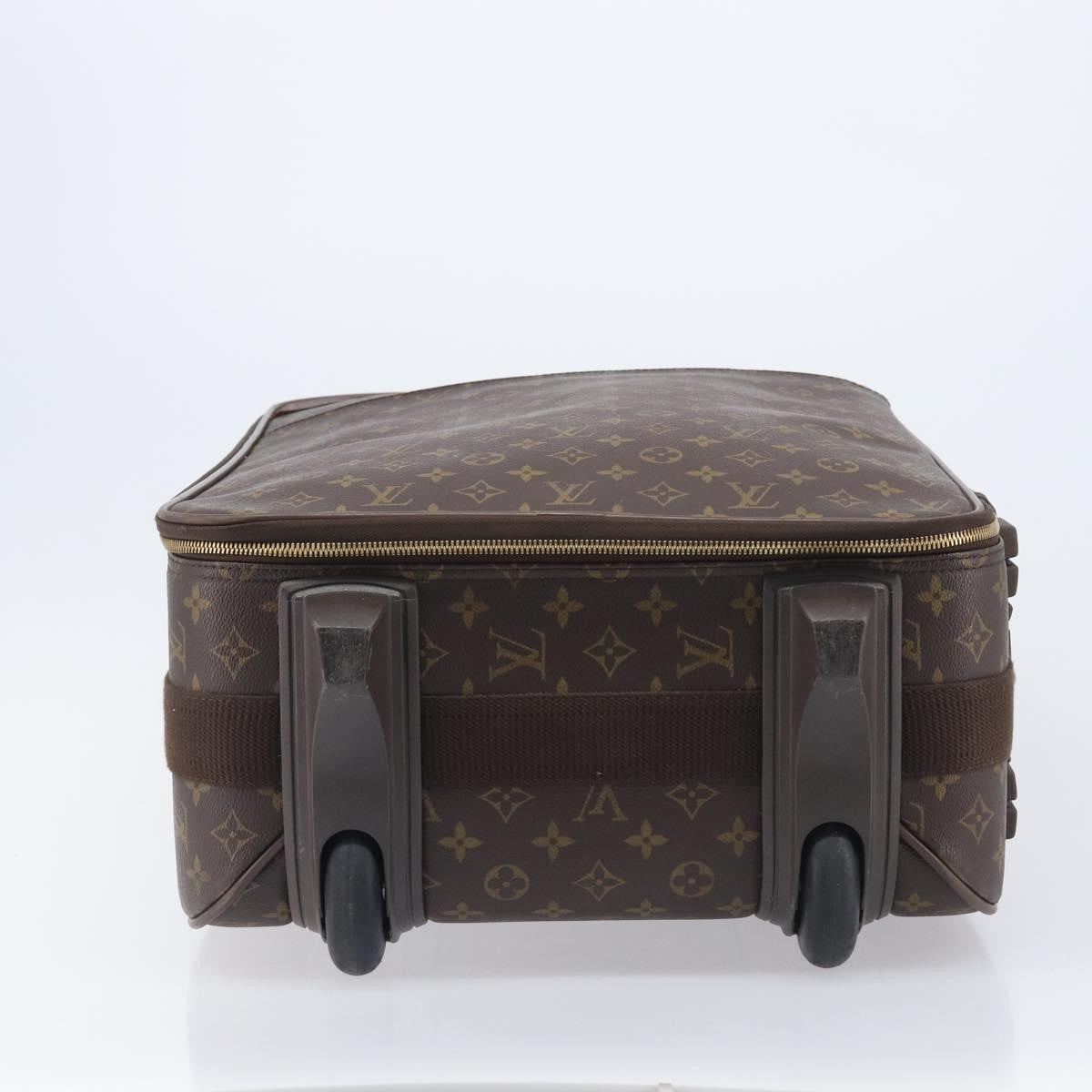 Louis Vuitton Pegase Luggage Monogram Canvas Brown Canvas Travel Bag Bag (Pre-Owned)