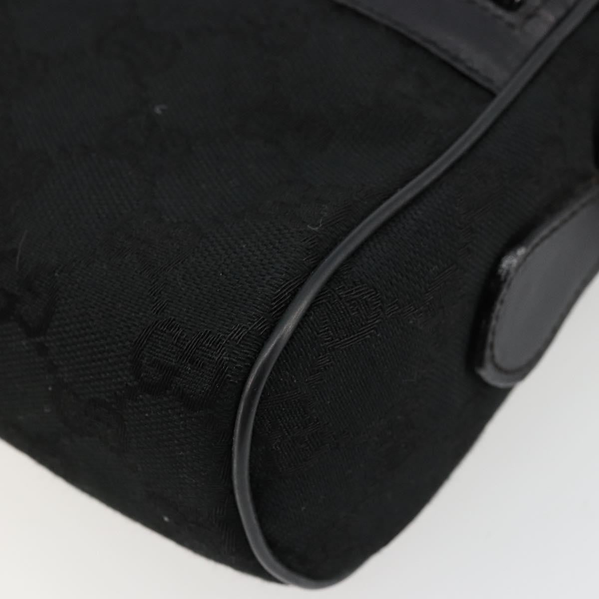 Gucci Ophidia Gg Canvas Black Canvas Shoulder Bag Bag (Pre-Owned)