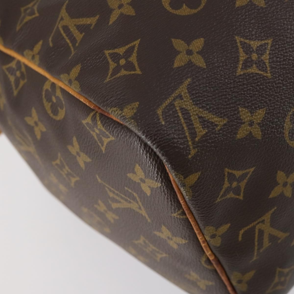 Louis Vuitton Sac Souple Monogram Canvas Brown Canvas Travel Bag Bag (Pre-Owned)