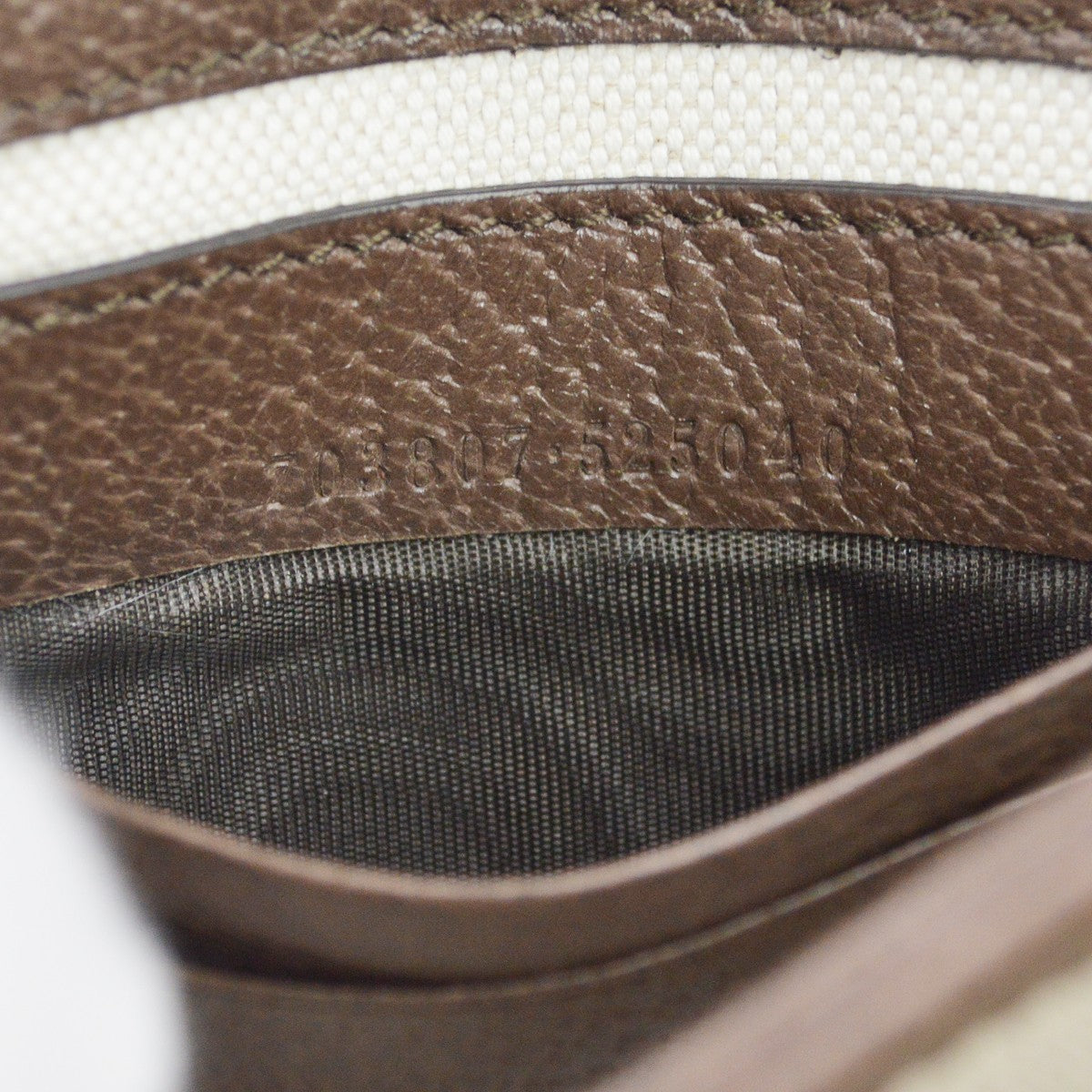 Gucci Blondie Belt Gg Coated Canvas Brown Canvas Clutche & Pouche Bag (Pre-Owned)