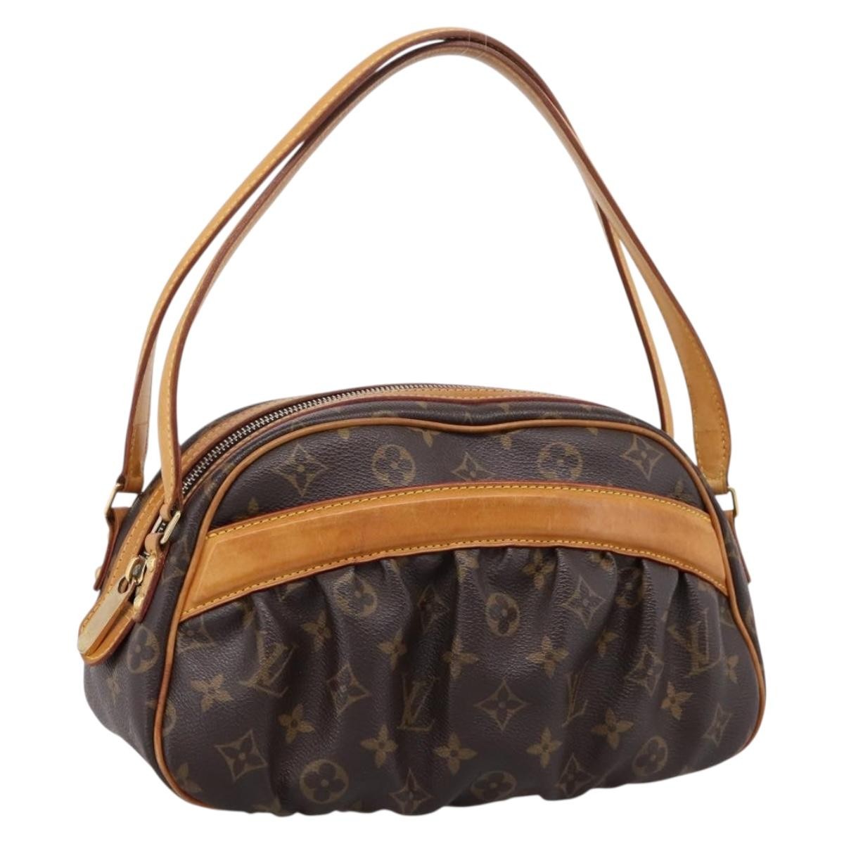 Louis Vuitton Clara Handbag Monogram Canvas Brown Canvas Handbag (Pre-Owned)