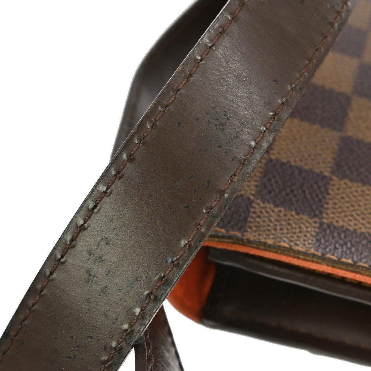 Louis Vuitton Portobello Messenger Damier Ebene Brown Canvas Shoulder Bag Bag (Pre-Owned)