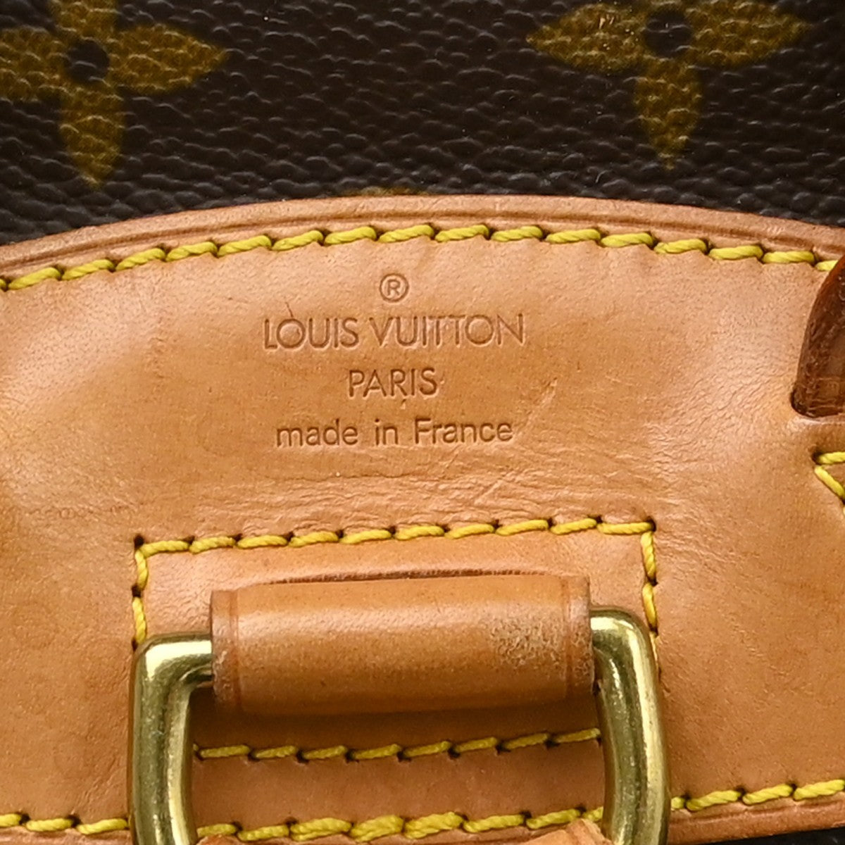 Louis Vuitton Vintage Montsouris Monogram Canvas Brown Canvas Backpack Bag (Pre-Owned)