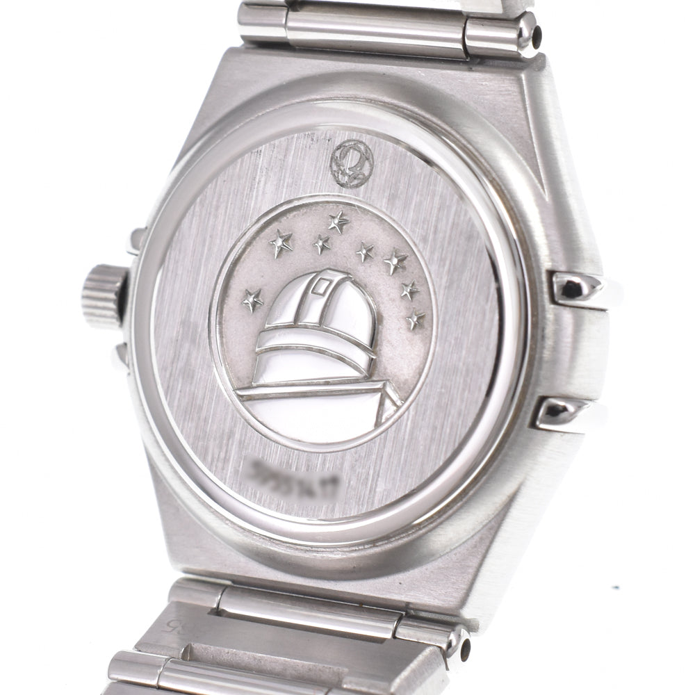 Omega Constellation Quartz Stainless Steel With Diamond Bezel And Markers Watch (Pre-Owned)