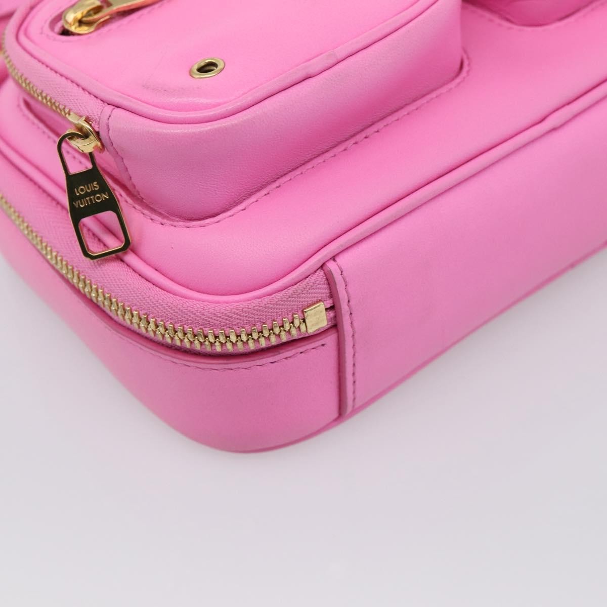 Louis Vuitton Utility Monogram Canvas Pink Leather Crossbody Bag Bag (Pre-Owned)