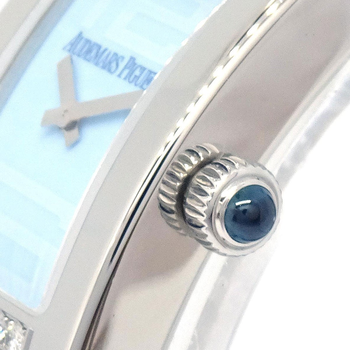 Audemars Piguet Promesse Quartz Yellow Gold And Leather With Diamond Bezel Watch (Pre-Owned)
