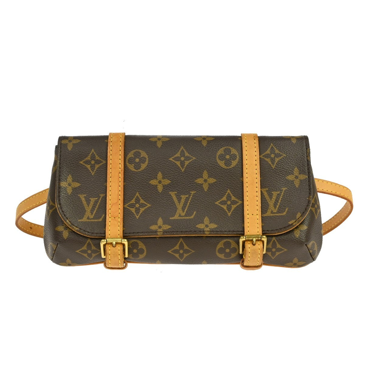 Louis Vuitton Marelle Waist Monogram Canvas Brown Canvas Clutche & Pouche Bag (Pre-Owned)