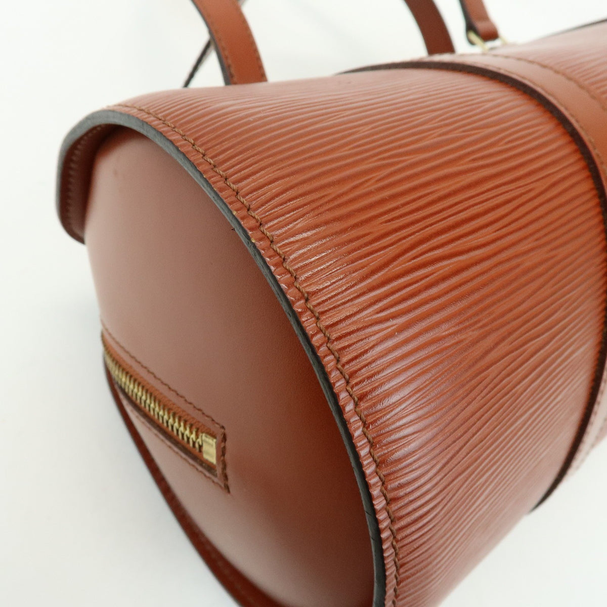 Louis Vuitton Soufflot Epi Leather Brown Leather Tote Bag Bag (Pre-Owned)