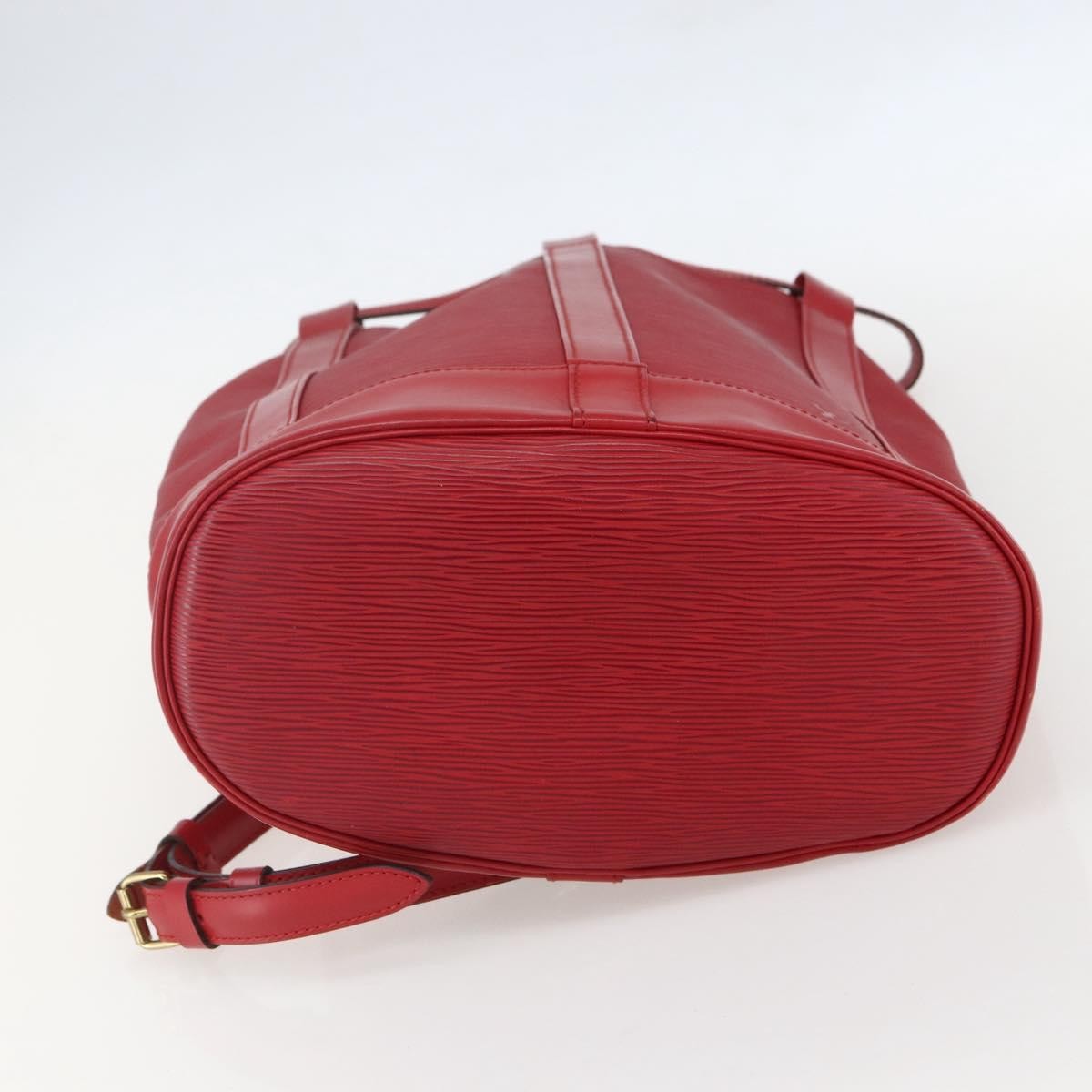 Louis Vuitton Randonnee Epi Leather Red Leather Shoulder Bag Bag (Pre-Owned)