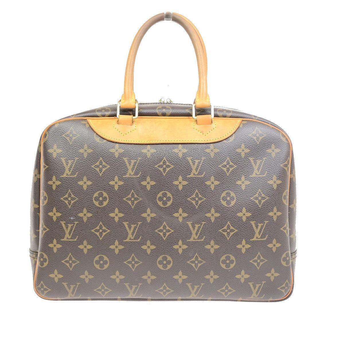Louis Vuitton Deauville Monogram Canvas Brown Canvas Handbag (Pre-Owned)