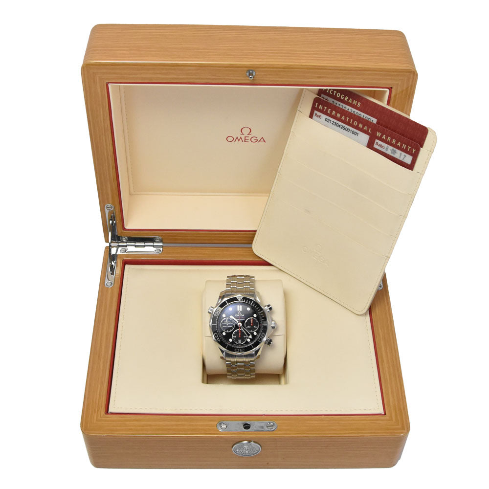 Omega Seamaster Diver 300M Chronometer Chronograph Automatic Stainless Steel Watch (Pre-Owned)