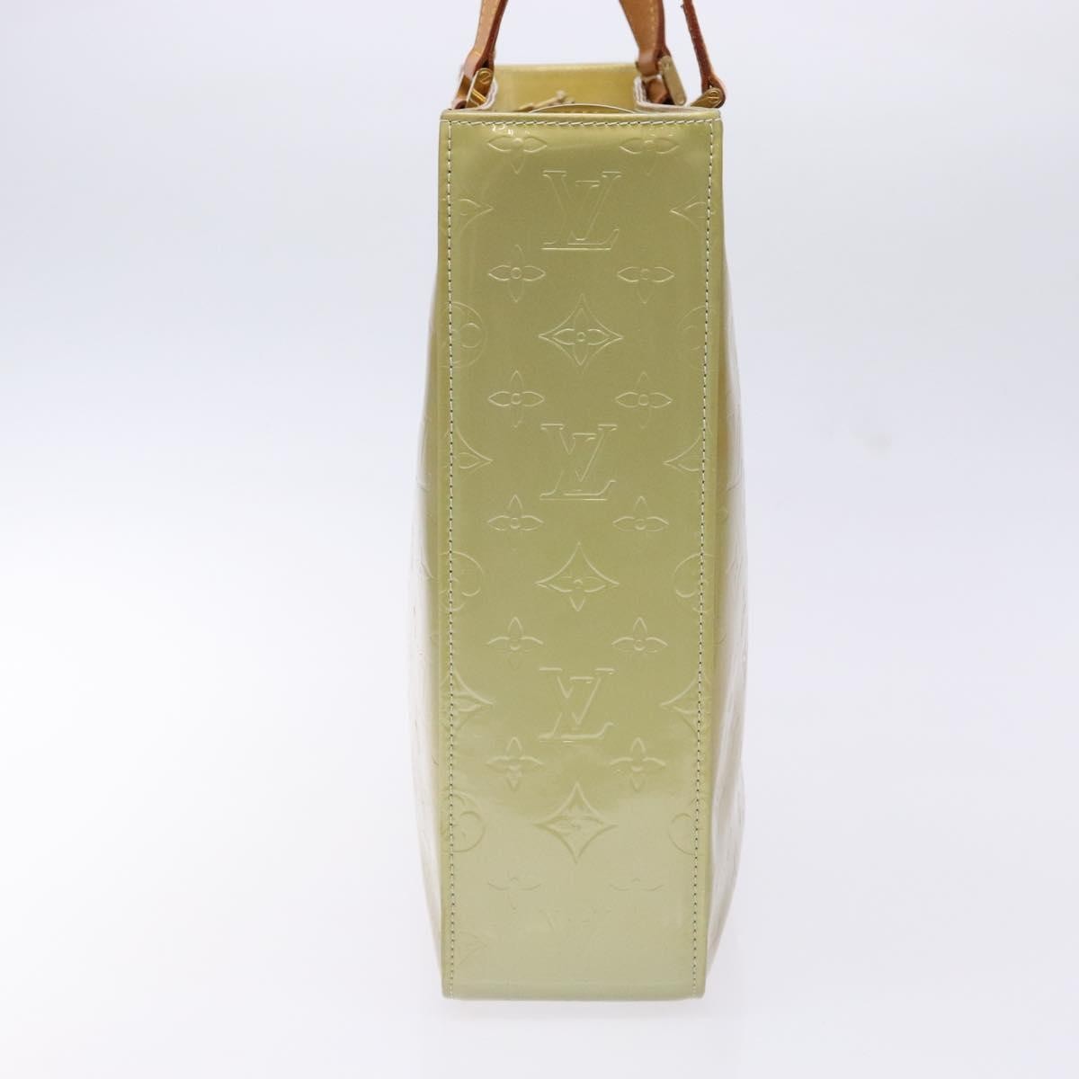 Louis Vuitton Columbus Monogram Vernis Beige Patent_Leather Tote Bag Bag (Pre-Owned)