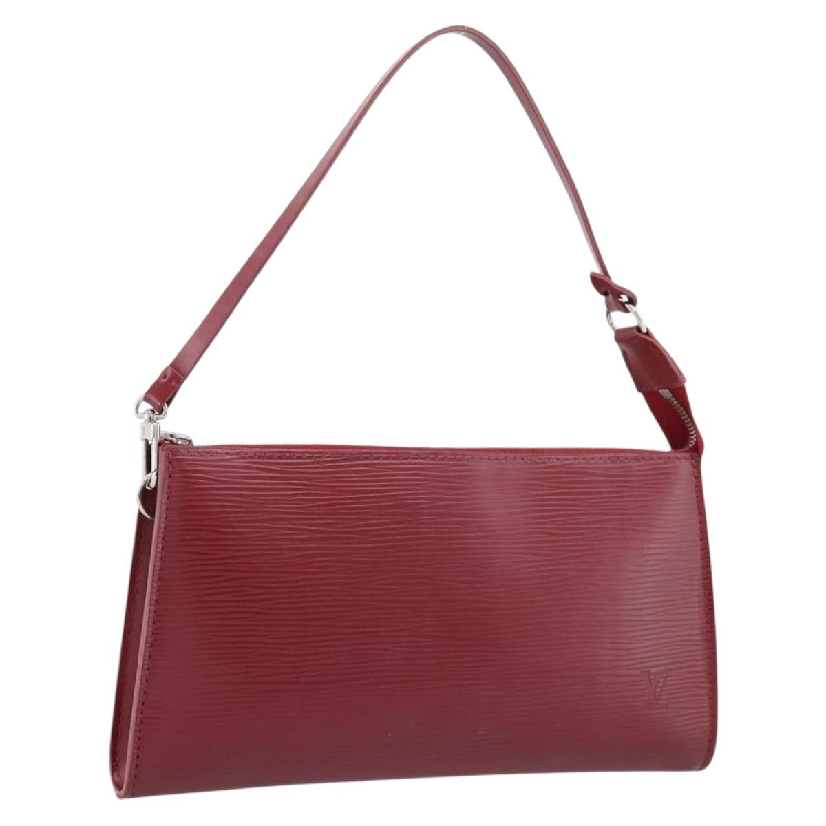 Louis Vuitton Pochette Accessoires Nm Epi Leather Red Leather Clutche & Pouche Bag (Pre-Owned)