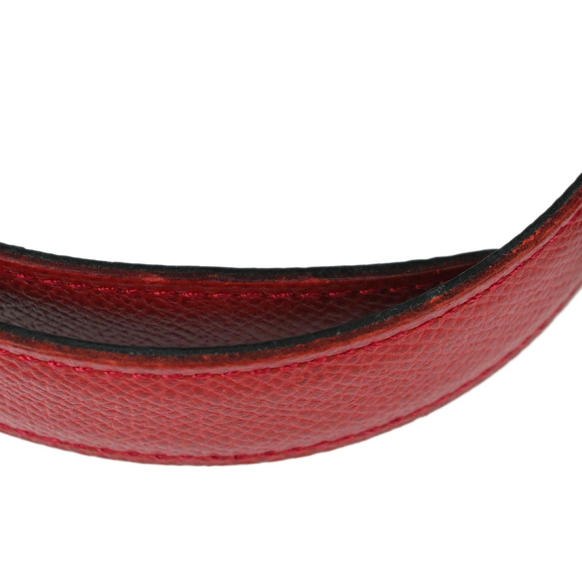 Hermes Constance Reversible Belt Leather Red Leather Belts Accessory (Pre-Owned)