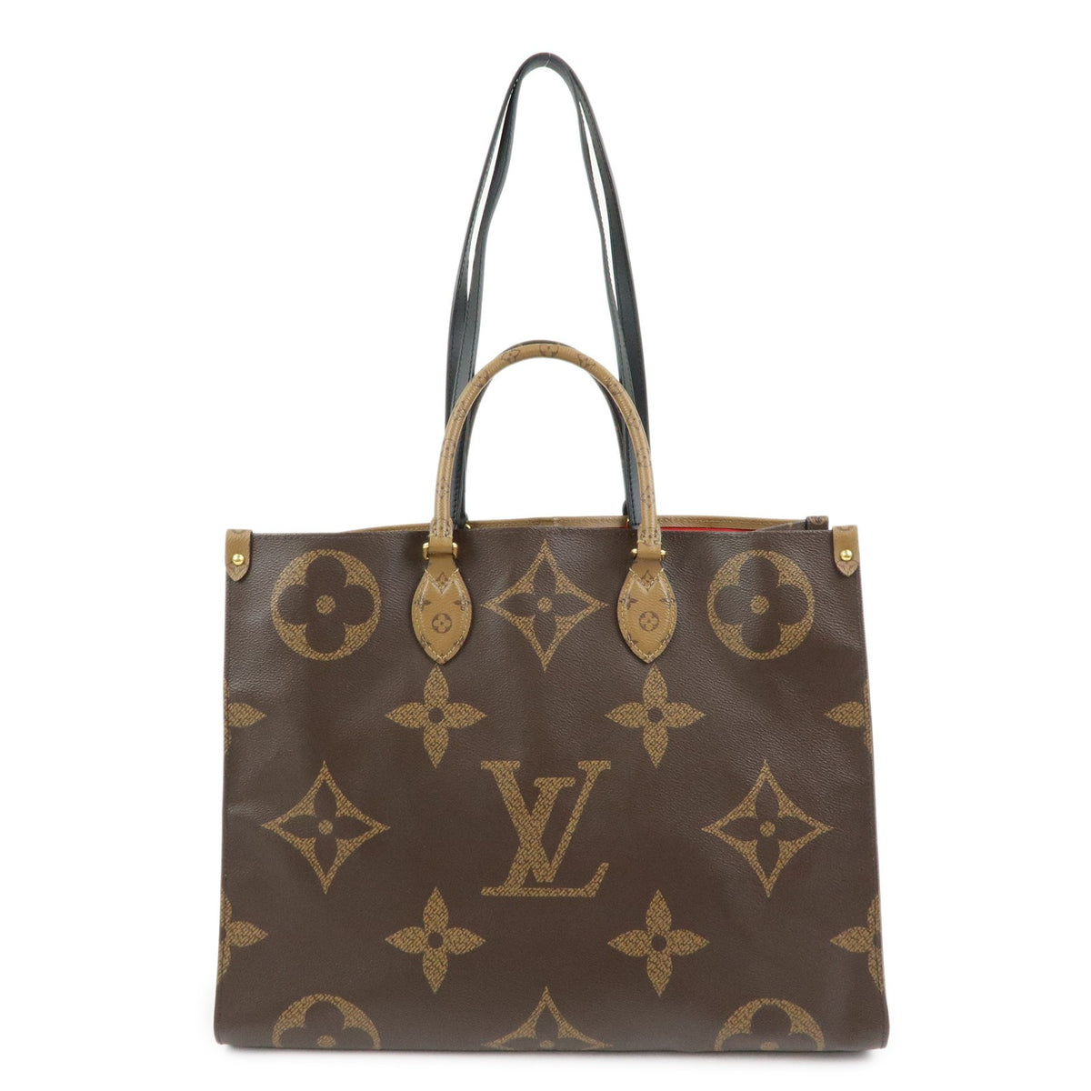 Louis Vuitton Onthego Reverse Monogram Giant Brown Canvas Tote Bag Bag (Pre-Owned)