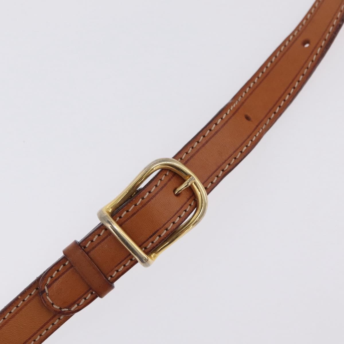 Celine Macadam Shoulder Canvas Brown Canvas Crossbody Bag Bag (Pre-Owned)