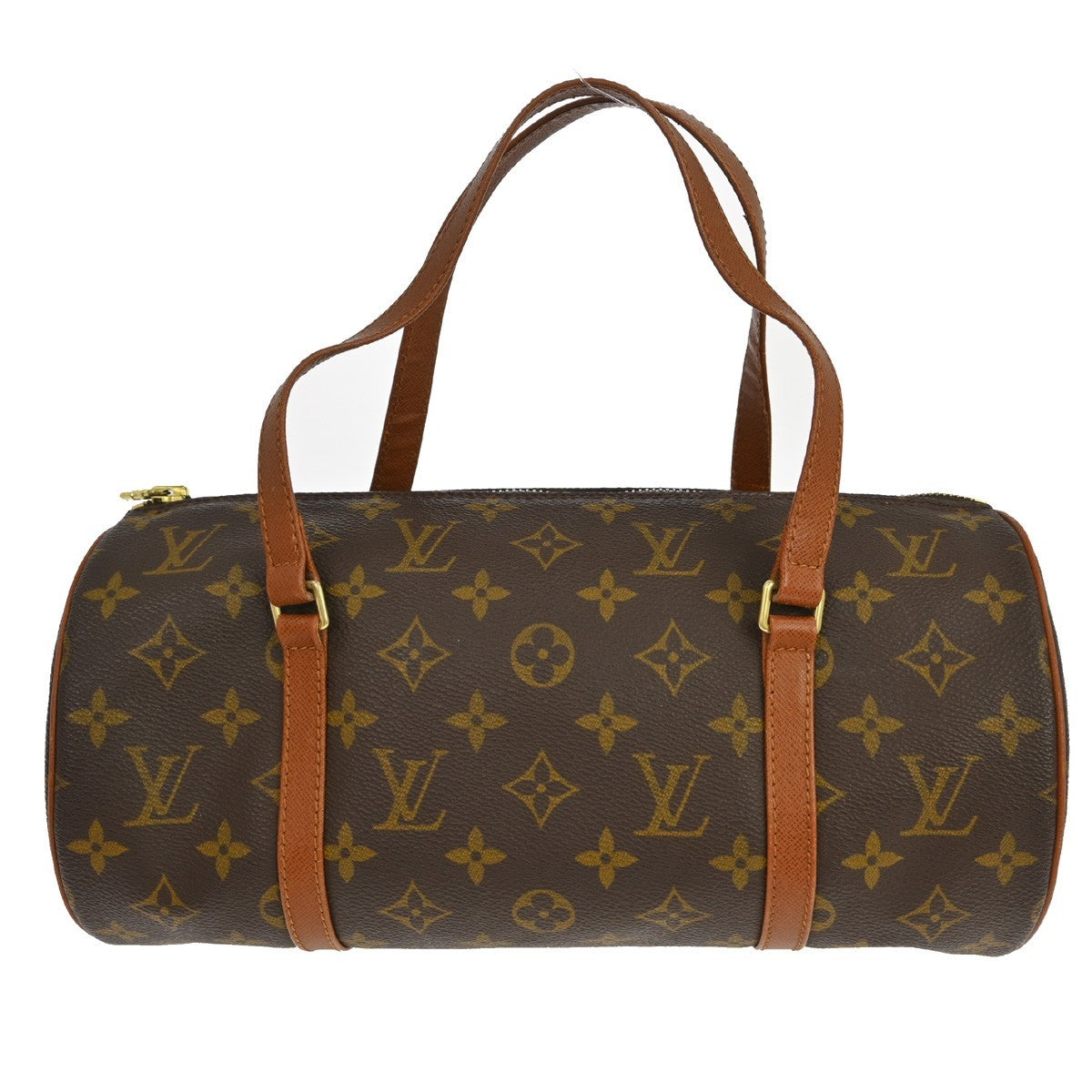 Louis Vuitton Papillon Monogram Canvas Brown Canvas Handbag (Pre-Owned)