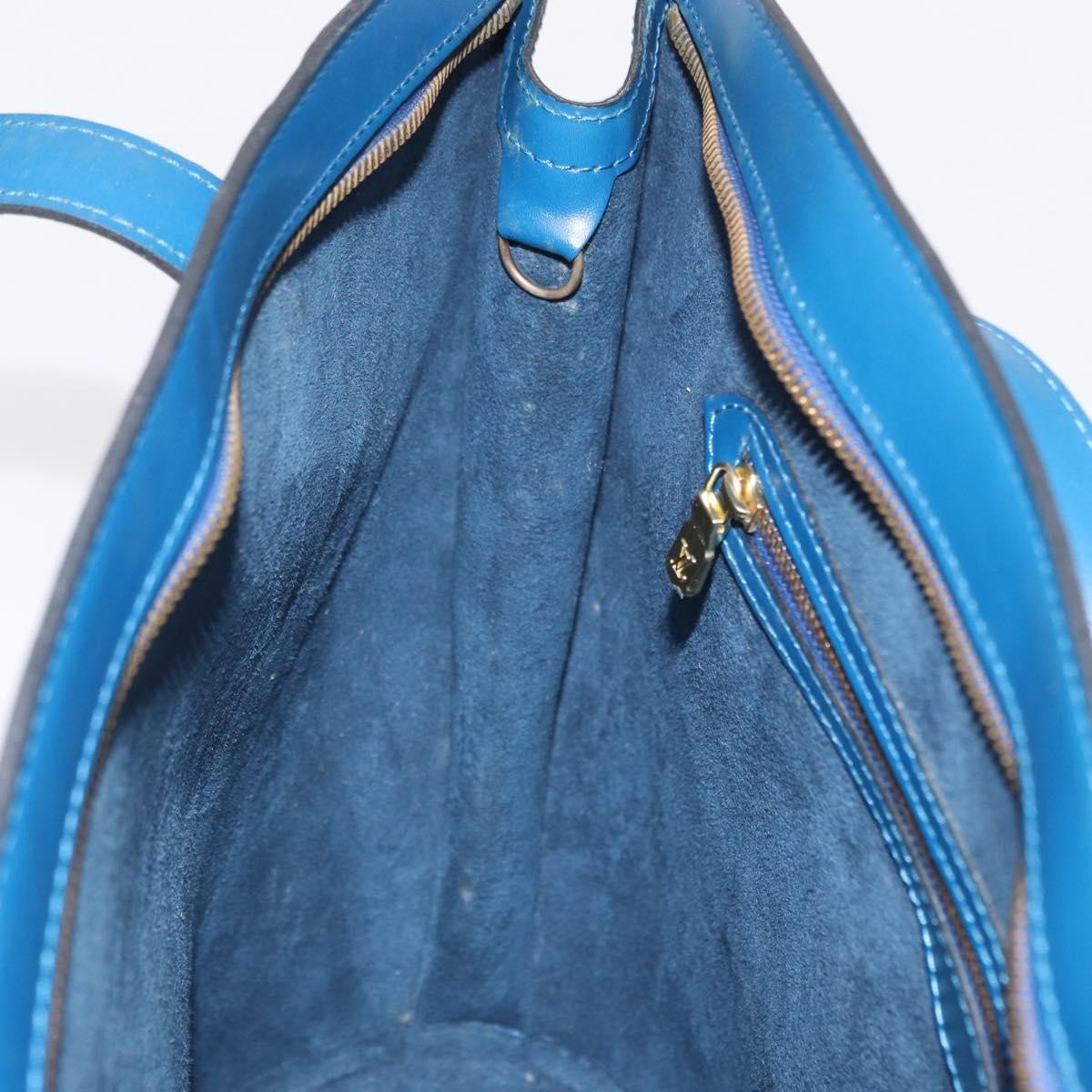 Louis Vuitton Saint Jacques Epi Leather Blue Leather Shoulder Bag Bag (Pre-Owned)